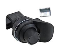 Botón de botón Reemplazo de pestillo de plástico Glove Sin Glove Box Latch Golf Accesorios de bloqueo de carrito para la caja de herramientas de camión Uso marino Presione el interruptor sin núcleo d