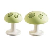 Botón de caza de agua, botón de silicona de hongo lindo para muebles, 2 piezas de ayuda de apoyo para inodoro, mejora y renovación de baño doméstico, accesorio práctico