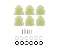 Botón De Clavija De Afinación De Guitarra, 6 Unids/set Botones De Clavijas De Afinación Botones De Cabezales De Máquina Para Guitarra(Jade verde)