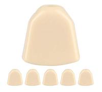 Botón de Clavija de Afinación, Juego de 6 Clavijas de Afinación Clavijas de Máquina Botones Acrílicos para Guitarra (Beige)
