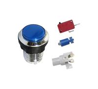 Botón De Consola De Juegos Con Botón - Consola De Juegos Luz Y Arcade, Botón Con Luz Para La Máquina Arcade | Suministros De Pu De Juegos De Bombilla Integrado Para El Cybercafé, La Habitación,
