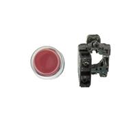 Schneider Electric XB4BP42 Pulsador Diámetro 22, Retorno de Resorte, 1 NC, Rojo