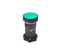 Botón de control 22mm verde con devolución automática XB7NA31