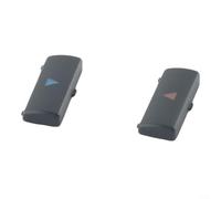 Botón de control de clima para BMW, 2 piezas de interruptor de aire acondicionado de repuesto para 5 Series E39 E53 M5 Panel interior plástico negro 64116915812