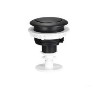 Botón de control de descarga para tanque de inodoro, plástico ABS, tamaño de 55 mm, para uso con la mayoría de mecanismos de descarga montados en tanques domésticos individuales o variantes de soporte