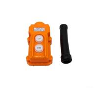 Botón de control de grúa impermeable Interruptor COB-61/63 para polipasto eléctrico - Etiqueta de parada naranja para equipos de fábrica y paneles de vehículos (COB-61)
