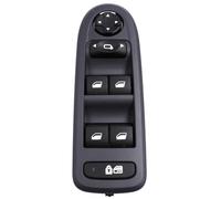 Botón De Control Del Espejo Del Interruptor Del Elevalunas Eléctrico Principal Para Peugeot 308 5 Puertas Hatchback Wagon 2007 2008 2009-2013 IENQBVL(Black)