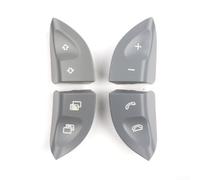 Botón de control del volante, cubierta del interruptor, 1 juego para modelos W220 W215, embellecedor interior de coche, material de policarbonato ABS, apto para Clase S Clase CL 1996-2006