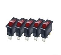 Botón de control iluminado para ollas eléctricas 3x1.3cm(5) | Se adapta a varias ollas eléctricas, color rojo y negro, tamaño de 3 x 1,3 cm, carcasa de plástico, botón de fácil