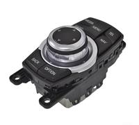 Botón de control multimedia de consola, 1 paquete de interruptor multimedia de control de navegación para BMW F07 F10 F11 F01 F02 F03 F04 2008-2012 ajuste de repuesto directo