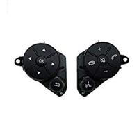 Botón de Control para Volante, Interruptor Lateral Izquierdo Negro, ABS y PC, Compatible con W204 W212 - Repuesto Directo, Fácil Instalación, Alta Durabilidad