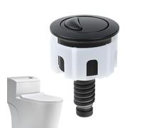 Botón de descarga de agua, pulsador de botón de inodoro | Botón de inodoro redondo para inodoro, doble pulsador | Botón de inodoro antioxidante, hilo de repuesto, accesorios de sala
