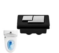 Botón de descarga de inodoro - Botón de descarga de inodoro de acero inoxidable, reemplazo de tanque de agua de descarga dul | Kit de piezas de inodoro univrsal ajustable para baño, mecanismo de