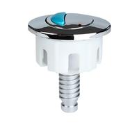 Botón de descarga de inodoro | Botón de descarga redondo inoxidable para baño | Cambio del botón de inodoro con control de alambre para una fácil instalación