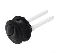 Botón de descarga de inodoro de 38 mm, doble botón de descarga de inodoro de cabeza redonda para reparación de tanque de agua de inodoro