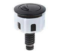 Botón de descarga de inodoro, doble pulsador 38-49 mm para tanque de cisterna, acabado cromado con resorte de acero inoxidable 304