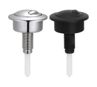 Botón de descarga de inodoro - intercambio de presión del tanque | Cubierta del mecanismo de doble flujo | Control manual del drenaje del agua del inodoro, fácil instalación en el hogar