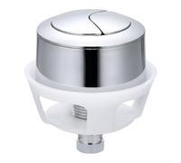 Botón de descarga de inodoro mecánico con válvula de drenaje controlada por cable, diseño preciso de presión superior, material ABS, instalación conveniente para reemplazo de baño (plateado)