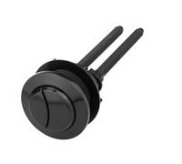 Botón de descarga de inodoro negro, 1 Uds. Cabeza redonda doble de 38mm para