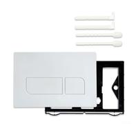 Botón de descarga de inodoro para Geberit-Sigma 01 20 30 50 UP300 UP320, botón de presión de panel de tanque oculto de doble descarga, pieza de repuesto de cisterna de plástico ABS con soporte de