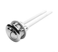 Botón de descarga de inodoro redondo de doble empuje de 38 mm, mecanismo de descarga de ahorro de agua de doble botón