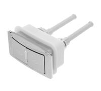 Botón de Descarga Doble Marrón, ABS para Inodoro Pulsador | Control de Doble Descarga, para Cisterna Orificio 65x35mm, Recambio Sencillo para Baño Color Aleatorio