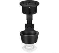 Botón de descarga dual de repuesto para tanques de inodoro compatibles con modelos de válvulas PRO550UK y Skylo SKY005 y opciones de apertura (negro)