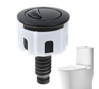 Botón De Descarga Para Inodoro: Mecanismo De Doble Empuje, Diseño Pulido, Material De Alta Calidad, Accesorio Moderno Y Elegante | Control De Cable Con Botón De Inodoro Para Accesorios De Baño