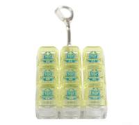 Botón de Descompresión Táctil para con Mecanismo Interactivo - para juguete Antiestrés para Oficina y Escuela Colgante 5.8cm(yellow)