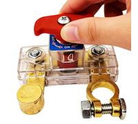 Botón de Desconexión de Batería,Gestor de Aislamiento de Energía | Botón de Seguridad para Control de Potencia,para SUV Camión Furgoneta Automotriz Garaje Taller Vehículo Sedán Autocaravana