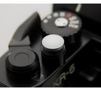 Botón de disparo suave liberación gris plata cámara compatible con Nikon Pentax Contax Yashica Olympus Sony Leica Fujifilm X100VI X100V X-T5 X-PRO3 M10 Q3 Q2 M9 M11 M10-D M11-P M10-P M10-P