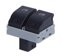 Botón De Elevalunas Para VW Para Polo 9N Para Fox 5Z1 2001-2010 Botón Interruptor Control Ventana Eléctrica Conductor Delantero Izquierdo 6Q0959858(Black base)