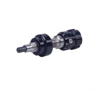 Botón de émbolo para extremidades recurvas con fuerza de resorte ajustable y herramientas de instalación (negro)