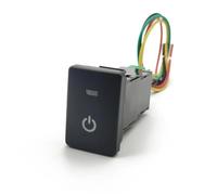 Botón de encendido y apagado, sensor de aparcamiento con radar musical, compatible con Toyota Camry, Prius, Corolla, Avensis T27 (2010)(Power)