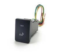 Botón de encendido y apagado, sensor de aparcamiento con radar musical, compatible con Toyota Camry, Prius, Corolla, Avensis T27 (2010)(Music)