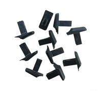 Botón de escalera, paquete de 10 interruptores de escalera telescópicos, clips de botón negros, escalera de elevación de junta de bambú, accesorios estándar de hebilla negra