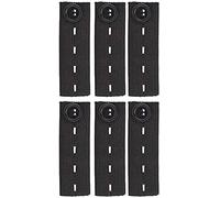 Botón de extensión de cinturón Extender elástico Botón de extensión de cinturón Botón de extensión de cinturón para pantalones para hombres (negro)