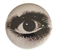 Botón de globo ocular espeluznante grande de 2.25 pulgadas de diámetro, ojo aterrador oscuro