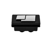 Botón de inodoro - Acero inoxidable ABS con doble descarga, 1,53 - 2