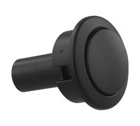 Botón de inodoro cromado, para Siamp Storm 33A, repuesto de descarga compatible con sistema de descarga dual de tanque de cisterna 34335087 (A)