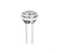Botón de inodoro de doble descarga de 50 mm, botón para tanque con varilla | Botón doble de descarga de inodoro de cabeza redonda, detiene los inodoros en funcionamiento, descarga dual ahorra agua