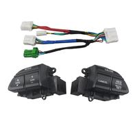 Botón De Interruptor Crucero Volumen Del Volante Multifuncional Izquierdo + Derecho + Cable Para Accord Para Odyssey 2009-2013 Interruptor control velocidad auto