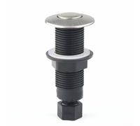 Botón de interruptor de aire de 42,5 mm, botón de acero inoxidable de 25 mm, tubo en espiral, control activado por aire para cocina, procesador de residuos de alimentos, calentador de agua eléctrico