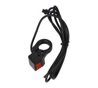 Botón de interruptor de avance hacia atrás para bicicleta eléctrica de 22,5 mm, montaje en barra de 1,7 m, control de encendido y apagado