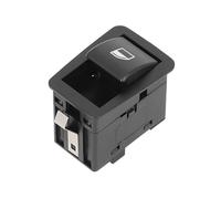 Botón de interruptor de elevalunas de puerta trasera for coche sedán 61316902174, plástico negro, 1 unidad