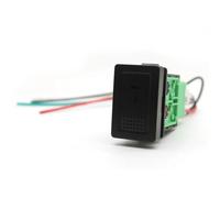 Botón de interruptor de luz antiniebla delantera con luz LED DRL con cable apto para Suzuki SX4 apto para Swift Fit para Grand 2006-2012 Interruptor Basculante Botonera Elevalunas(No icon)