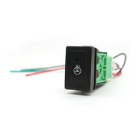 Botón de interruptor de luz antiniebla delantera con luz LED DRL con cable apto para Suzuki SX4 apto para Swift Fit para Grand 2006-2012 Interruptor Basculante Botonera Elevalunas(Wheel heated)