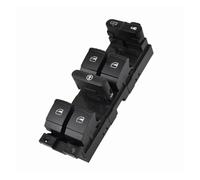 Botón de interruptor de ventana 1J4959857A 1J4 959 857 A Master Power Window Switch para Skoda para Fabia para Octavia para excelente interruptor de control de ventana (logotipo de ventana) (logotipo