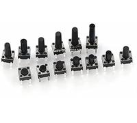 Botón de interruptor encendido 10 0pcs 6 * 4. 3 mm 5 7 8 9 11 12 13 14 15 16 17 6x6 4Pin Tactil Tacto Push Botton Micro Switch Reset ADEREZO Interruptor(6x6x11)