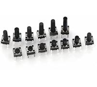 Botón de interruptor encendido 10 0pcs 6 * 4. 3 mm 5 7 8 9 11 12 13 14 15 16 17 6x6 4Pin Tactil Tacto Push Botton Micro Switch Reset ADEREZO Interruptor(6x6x15)